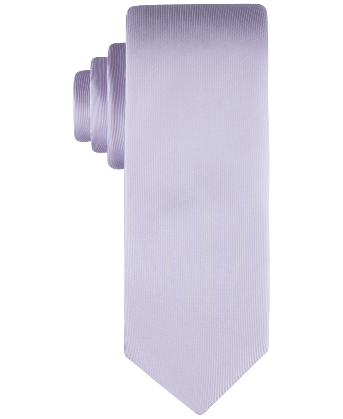 Calvin Klein Men's Unison Solid Tie In Lilac