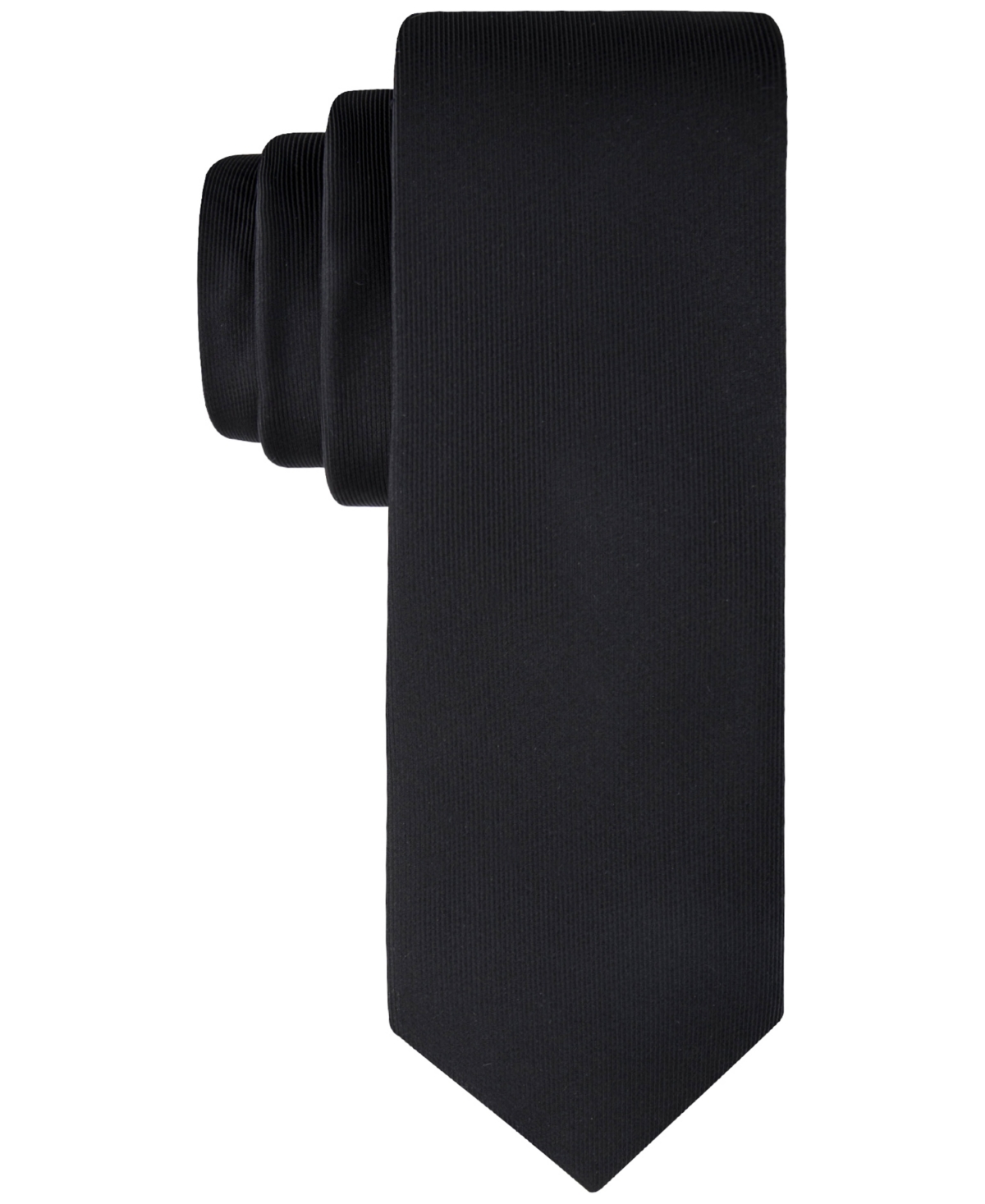 Shop Calvin Klein Men's Unison Solid Tie In Black
