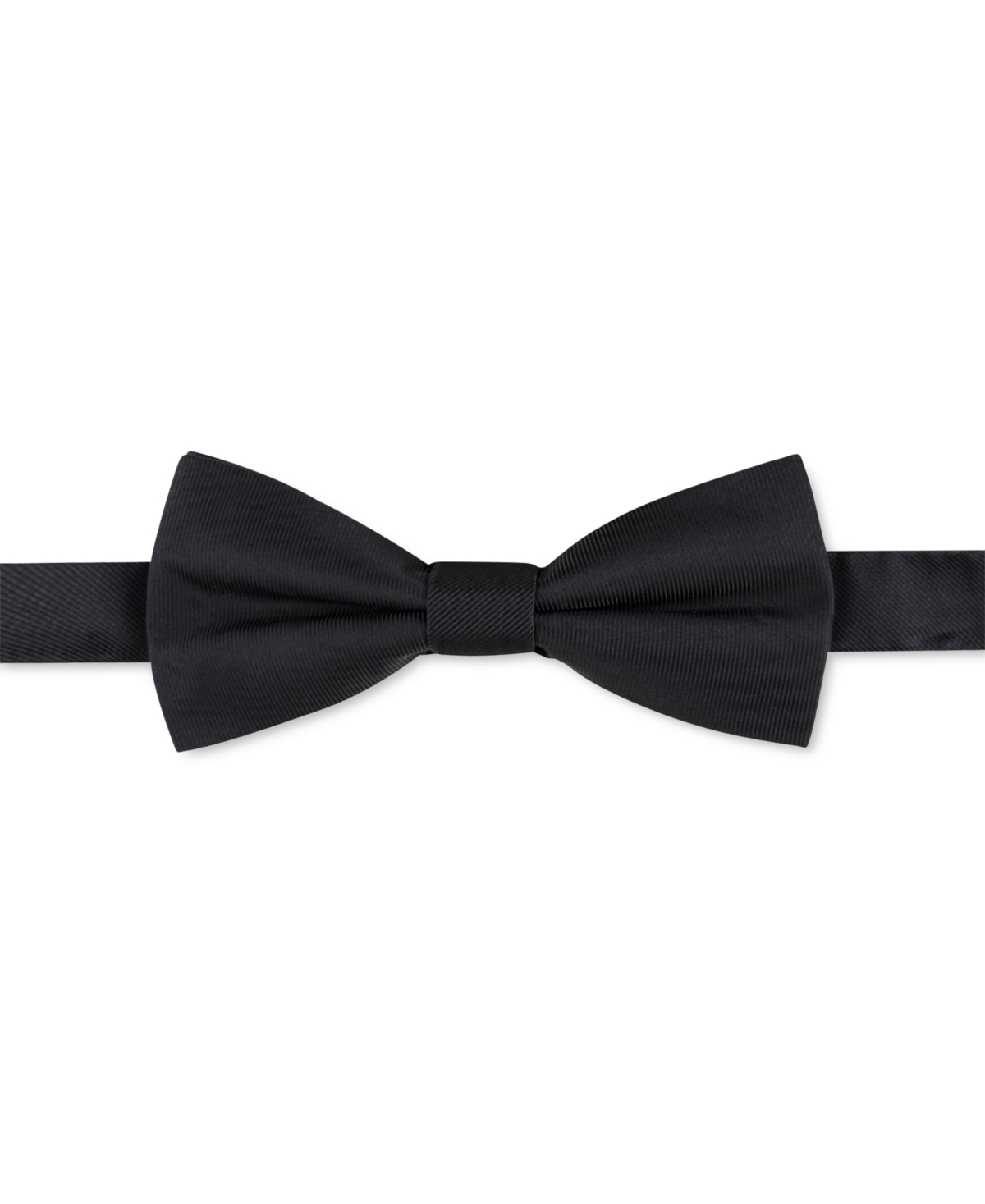 Calvin Klein Men's Unison Solid Self-tie Bow Tie In Black