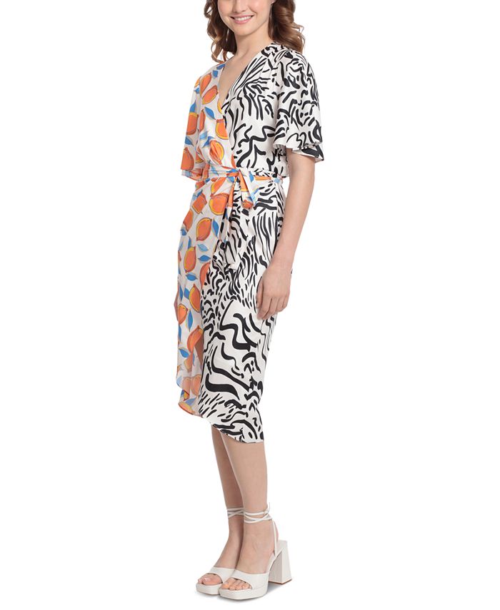 Double Wrap Mixed Belted Statement