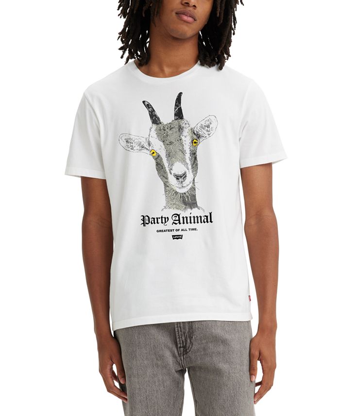 beskytte øverst effektiv Levi's Men's Short-Sleeve Party Animal Graphic T-Shirt - Macy's