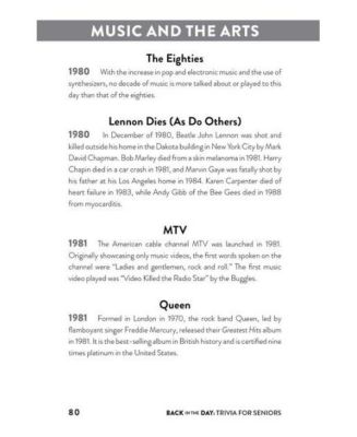 Back in the Day Trivia for Seniors: Facts and Trivia from History and Pop Culture to Keep Your Mind Sharp and Boost Your Memory by Andrew Thompson