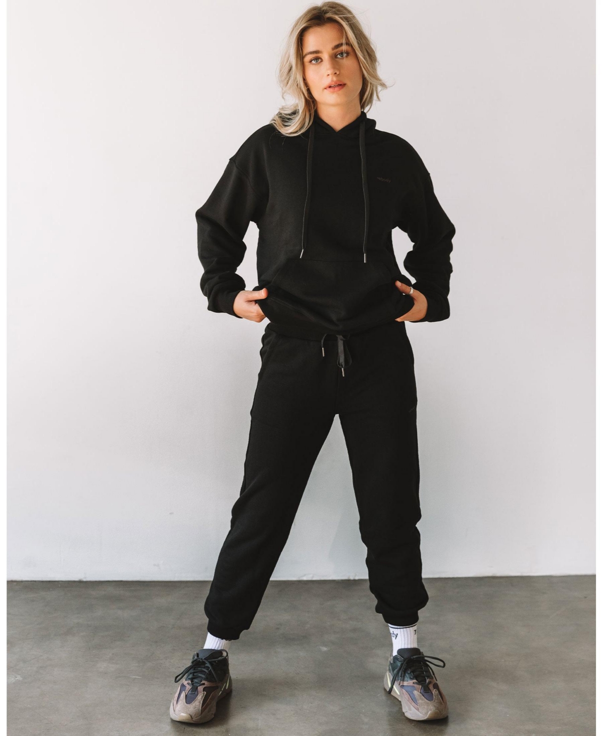 Rebody Active Women's Rebody Lifestyle French Terry Sweatpants for Women -slate