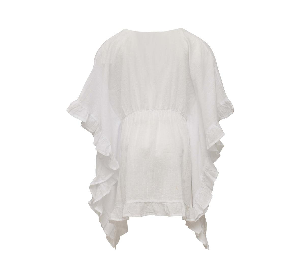 Toddler, Child GirlsFrilled Cover Up - White
