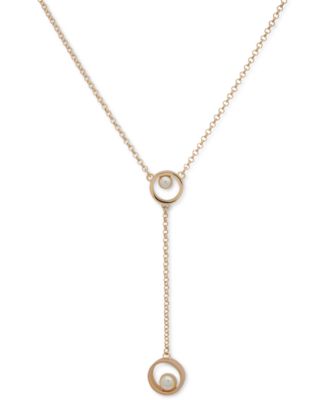 Swarovski shops Lollypop Y Necklace, Rose Gold