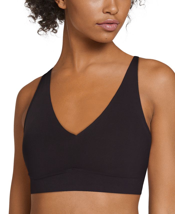 Women's Solid Seam-Free Smooth Light Support Bralette 3044