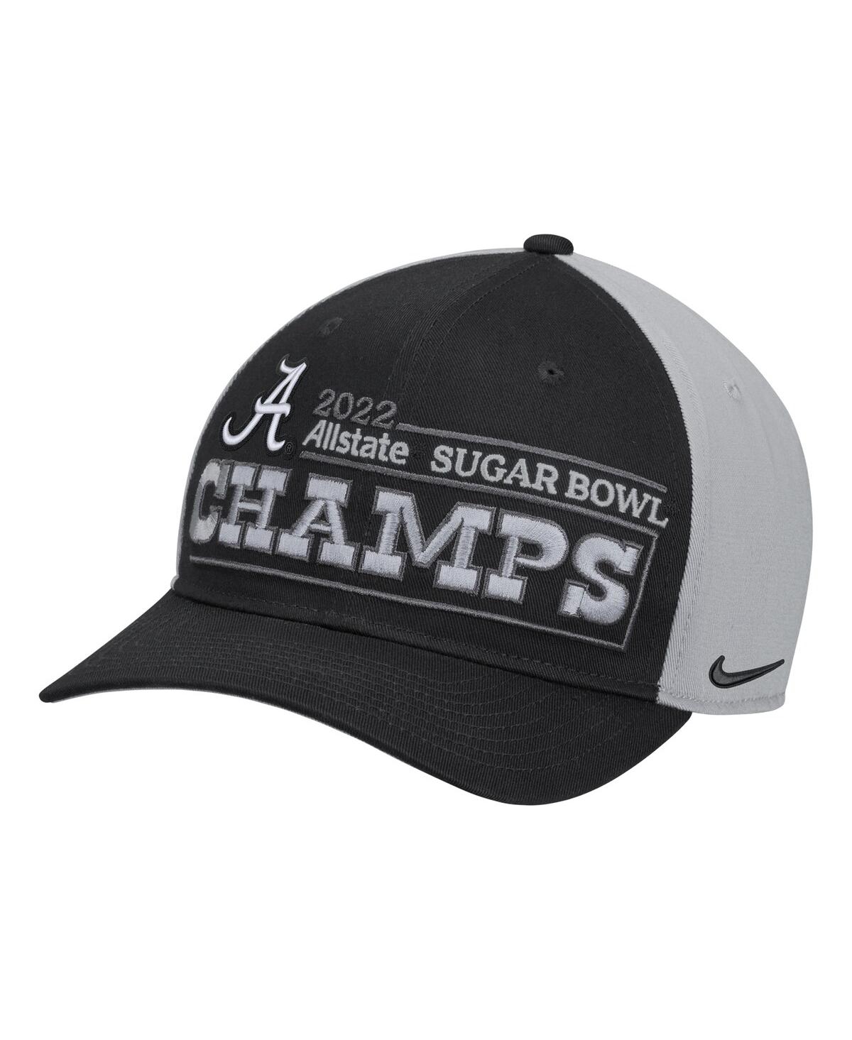 Shop Nike Men's  Black Alabama Crimson Tide 2022 Sugar Bowl Champions Locker Room Cl99 Adjustable Hat