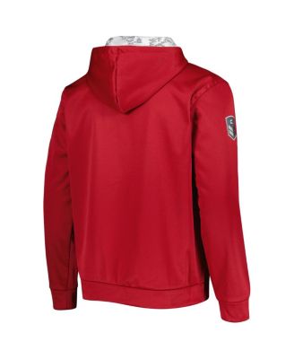 Men's Crimson Oklahoma Sooners OHT Military-Inspired Appreciation Team Color Pullover Hoodie