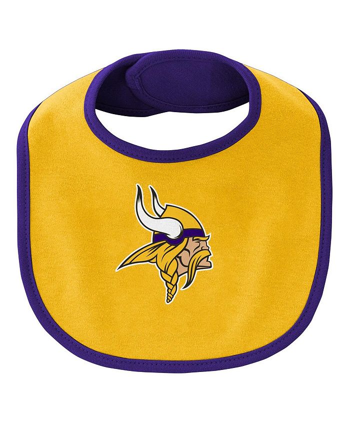 REVERSIBLE Minnesota Vikings Inspired,gender Neutral Baby Bib, Daddy's