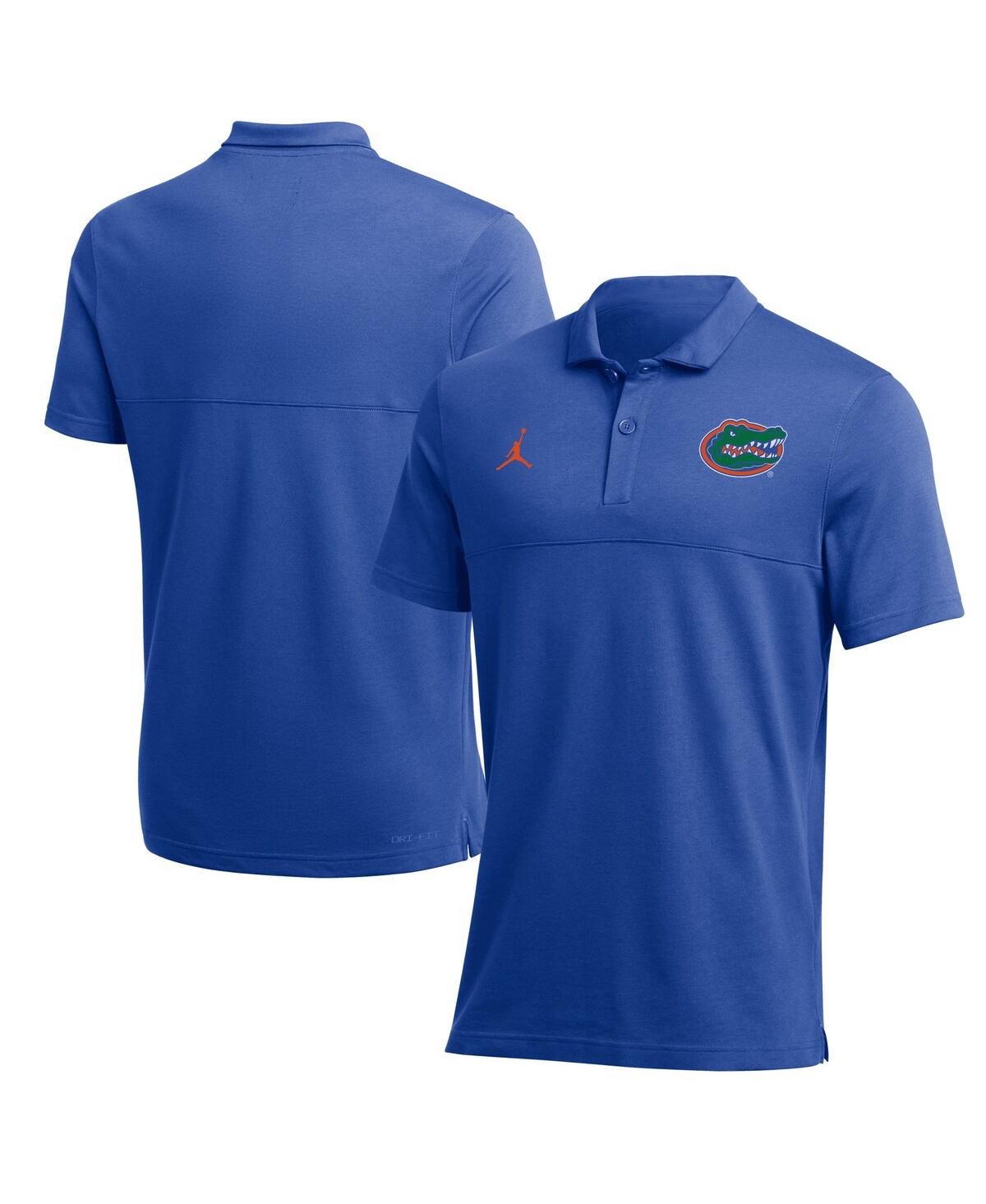Shop Jordan Men's  Royal Florida Gators 2022 Coaches Performance Polo Shirt