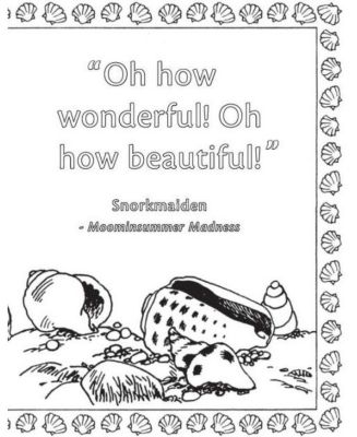 The Moomin Coloring Book (Official Gift Edition with Gold Foil Cover) by Tove Jansson