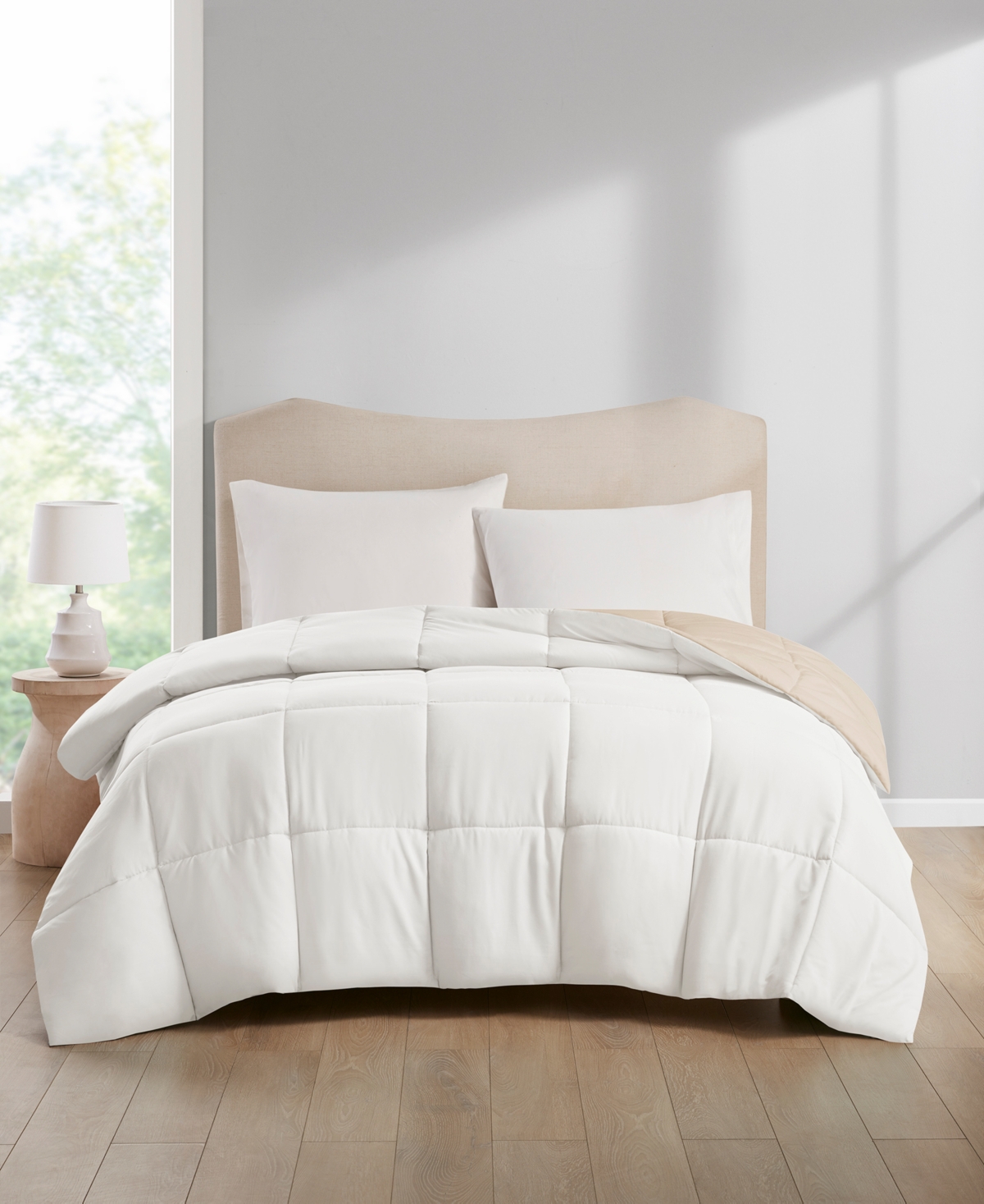 Home Design Lightweight Reversible Down Alternative Microfiber Comforter, Twin/Xl Exclusively at Macy's