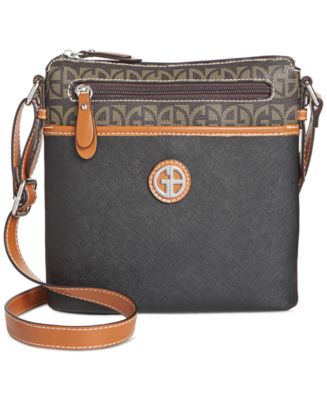 Giani Bernini Block Signature North South Crossbody, Exclusively at ...
