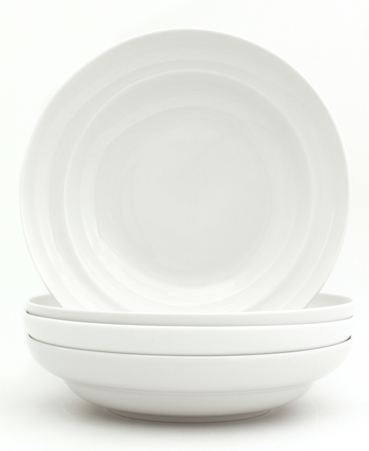 White Essential 4 Piece 9" Pasta Bowl Set - Natural White