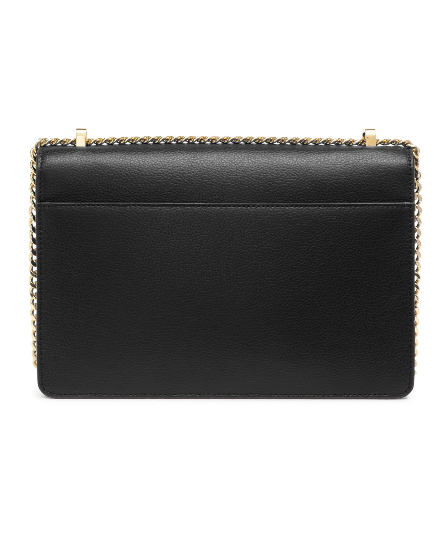 Женская сумка DKNY Elissa Shoulder, цвет: Чёрный / Золотой — фото 2