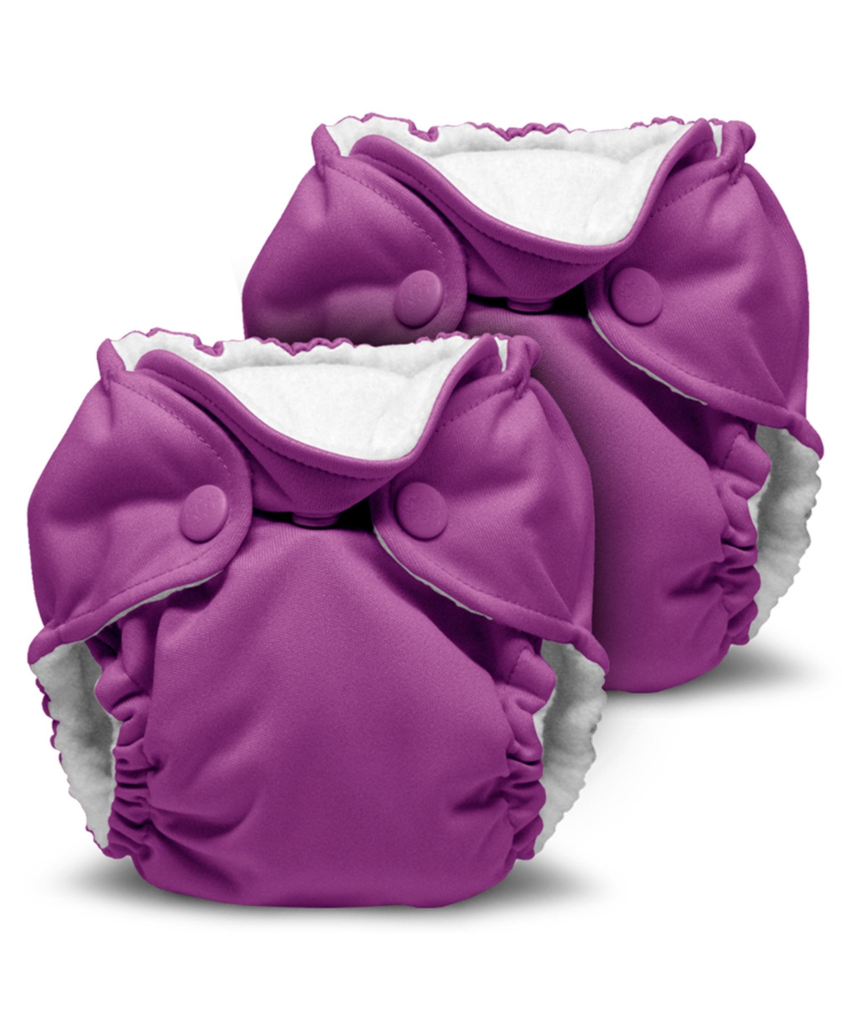 Kanga Care Babies' Lil Joey Newborn All In One Aio Cloth Diaper (2pk) In Orchid