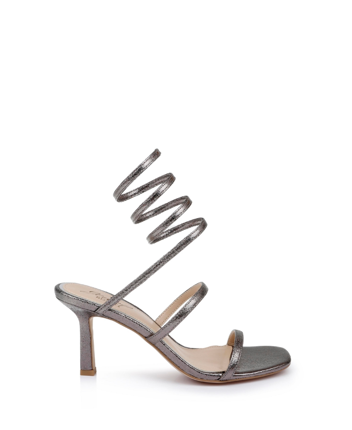 Jewel Badgley Mischka Women's Reina Ankle Wrap Evening Sandals
