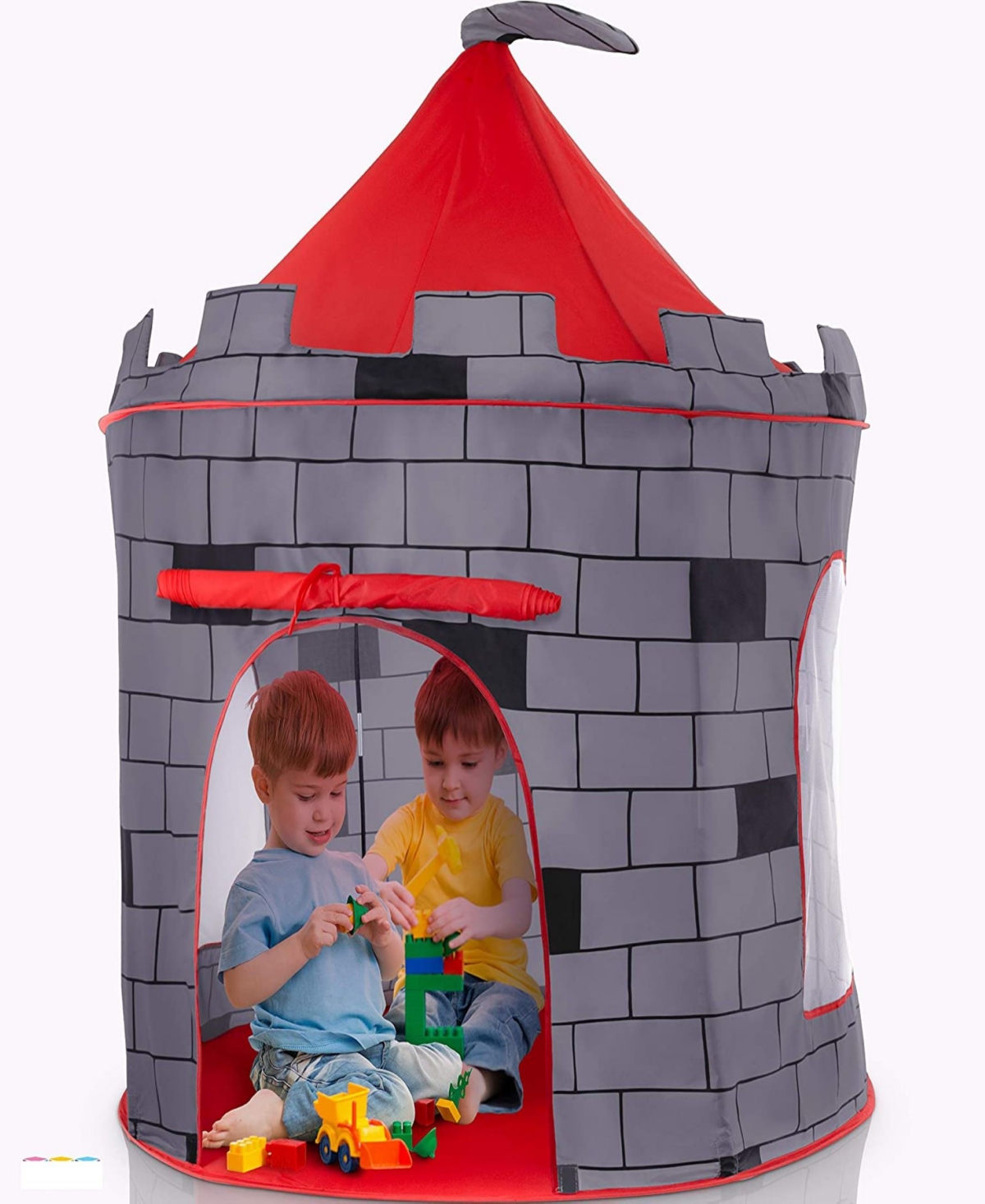 Play22 Babies' Kids Play Tent Knight Castle Portable Fordable Camper Tent In Multicolor