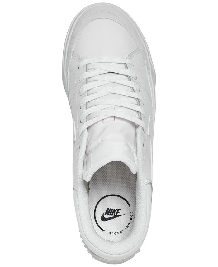 Nike Women #39 s Court Legacy Lift Platform Casual Sneakers from Finish