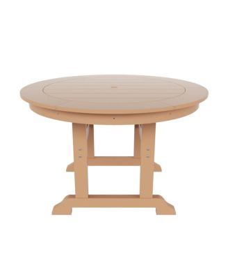 47" Round Outdoor Patio Dining Table