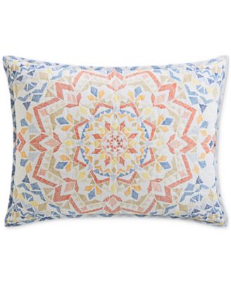Charter Club - Mojave Medallion Cotton Sham, King, Created for Macy's