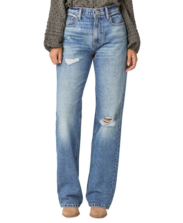 Lucky Brand Women's Boyfriend Mid Rise Flared Jeans - Macy's