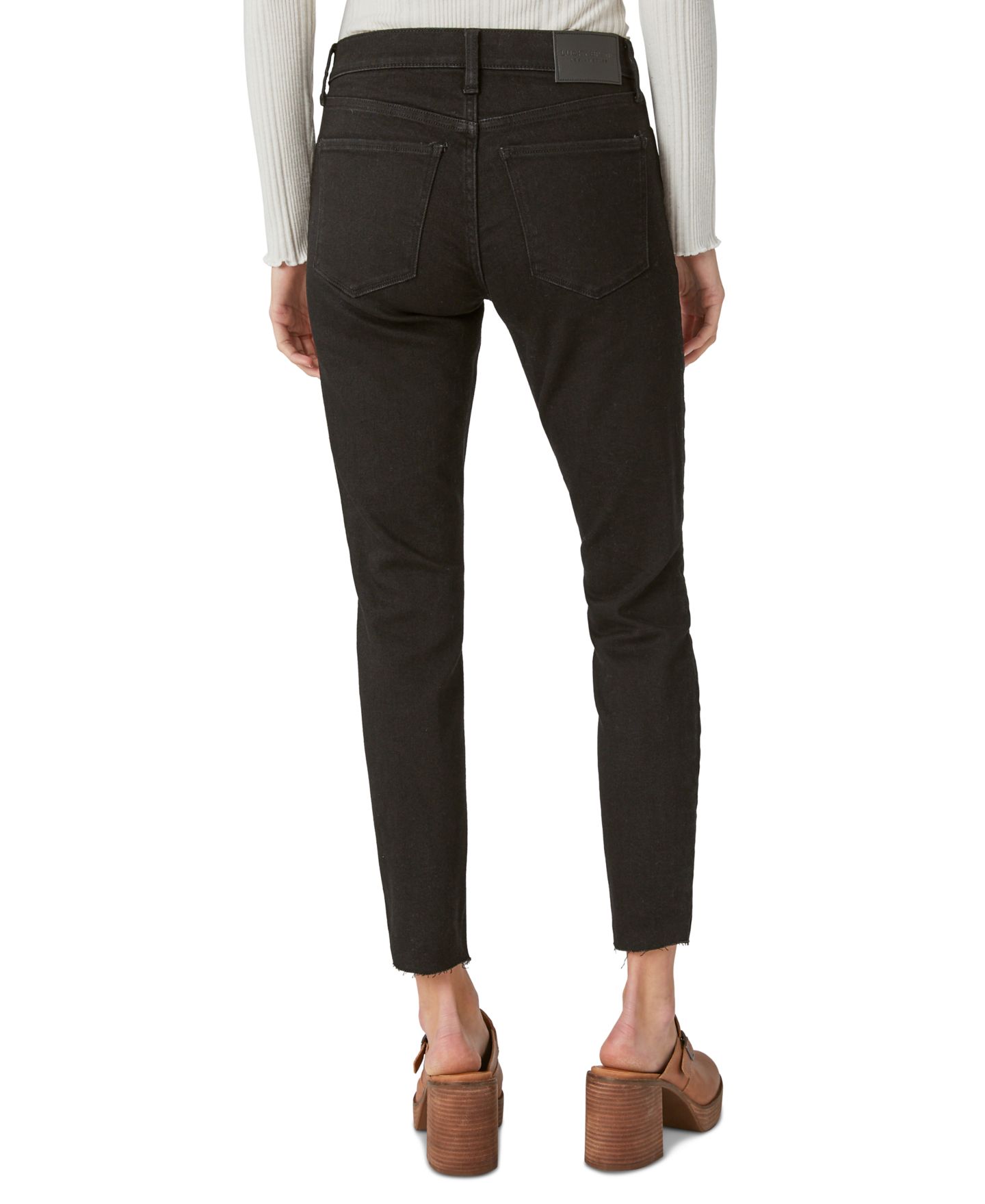 Женские джинсы Lucky Brand Ava Mid-Rise Ripped Skinny, цвет: Чёрный — фото 3