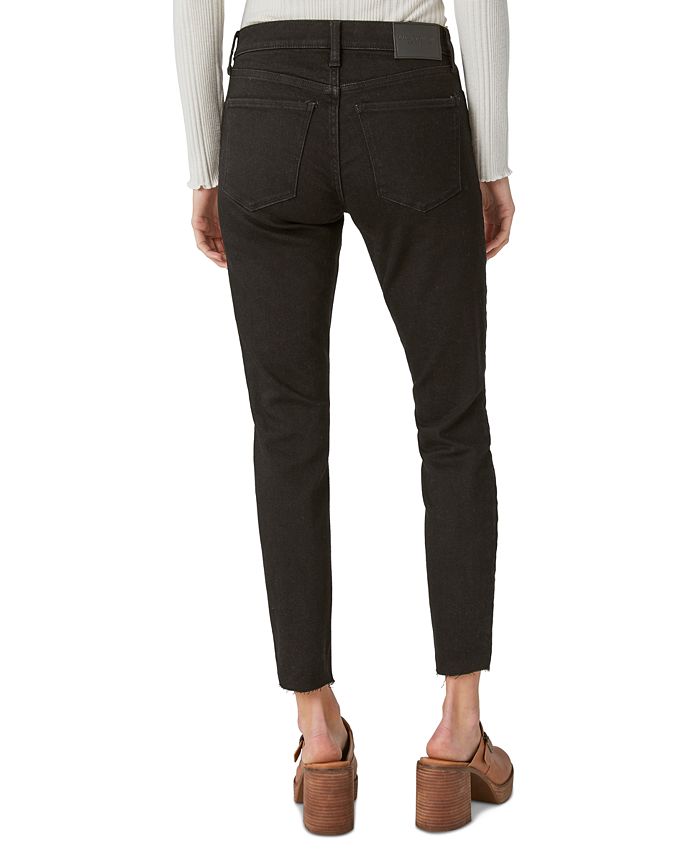 Lucky Brand Women's Ava Mid-Rise Frayed-Hem Skinny Jeans - Macy's