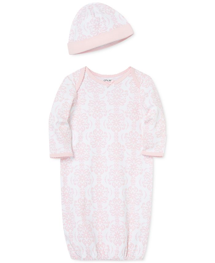 Little Me Baby Girls Sleep Gown and Hat, 2 Piece Set Macy's