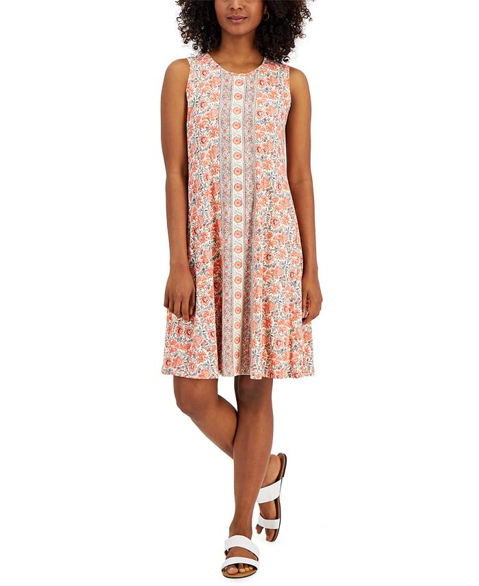 Style & Co Women's Printed Flip-Flop Dress, Created for Macy's ...