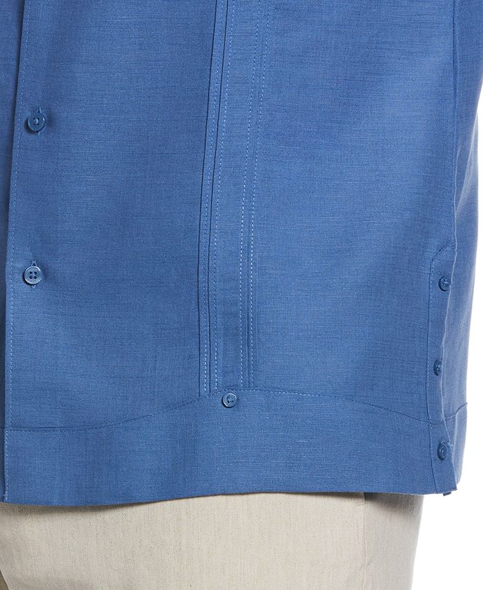 Cubavera Men's Pleated Textured Guayabera Shirt & Reviews - Casual ...