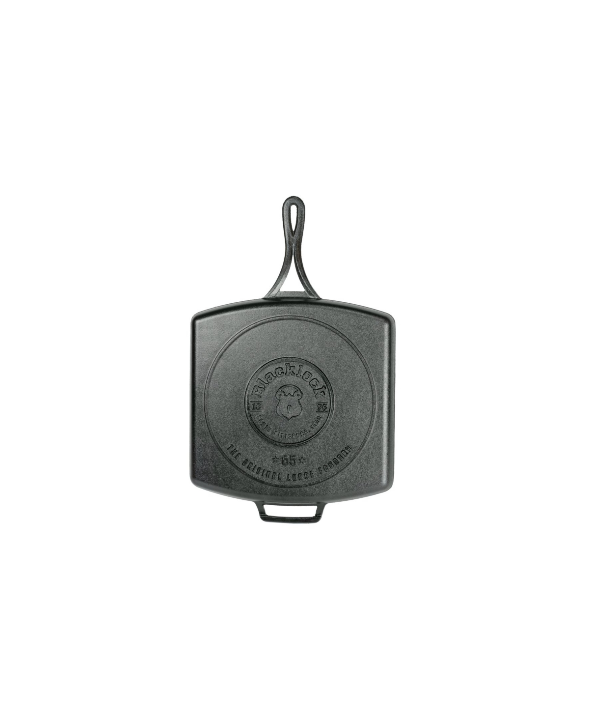 Lodge Cast Iron Blacklock Triple Seasoned 12" Square Grill Pan Cookware In Black