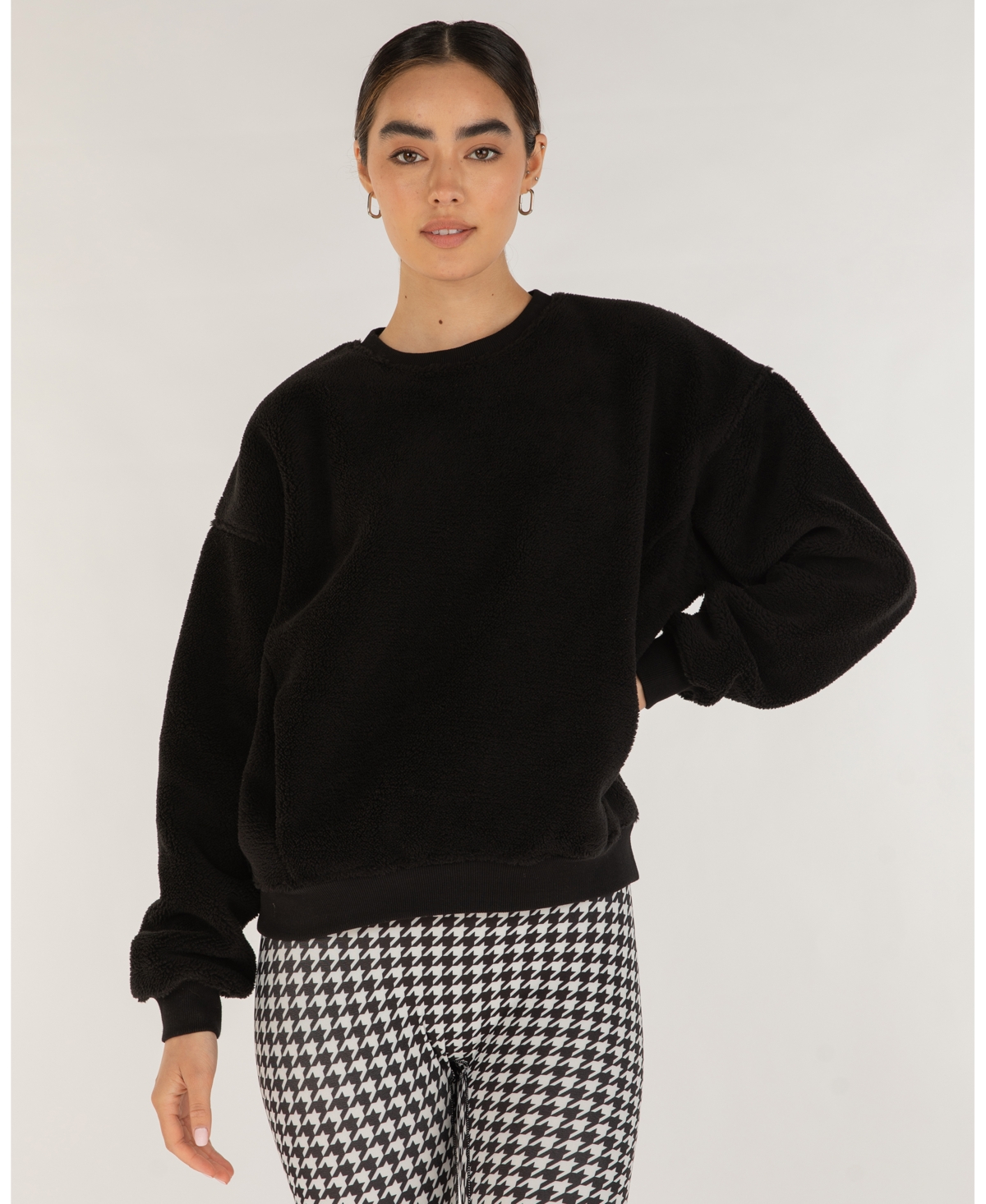  Teddy Sweatshirt Micro-Fleece Lined for Women