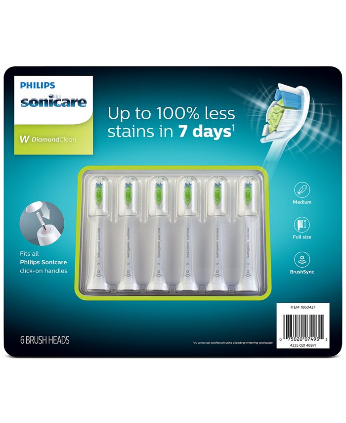 Philips 6Pk. Sonicare DiamondClean Brush Heads Macy's