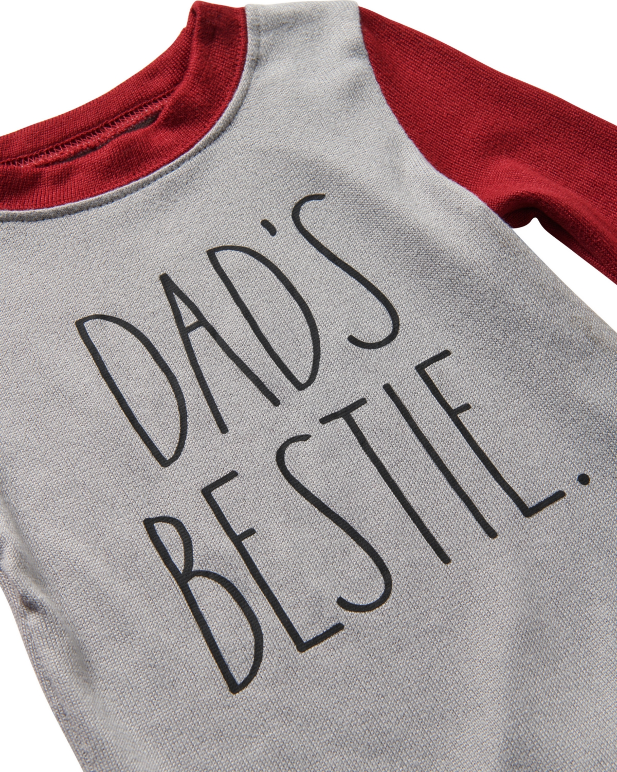 Toddler, Child Boys Dads Bestie Hacci Long Sleeve Top and Plaid Jogger 2 Piece Pajama Set