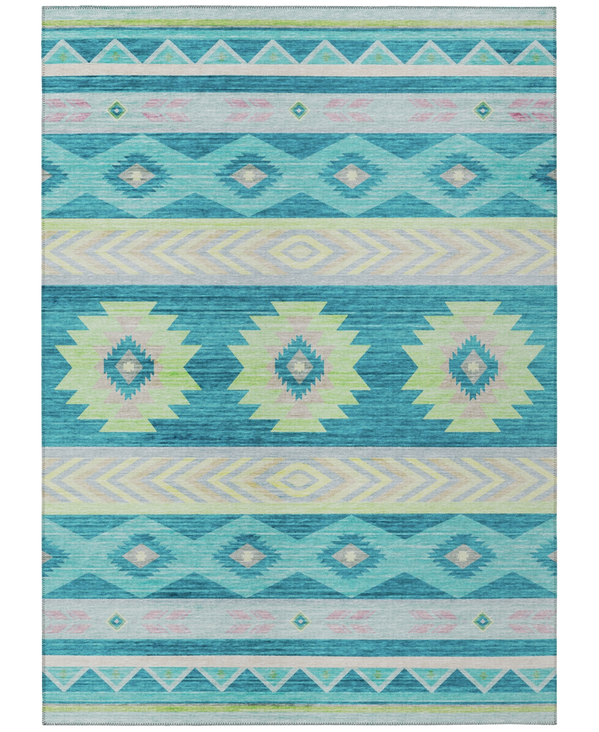 D Style Havasu Hvu3 3' X 5' Area Rug In Teal