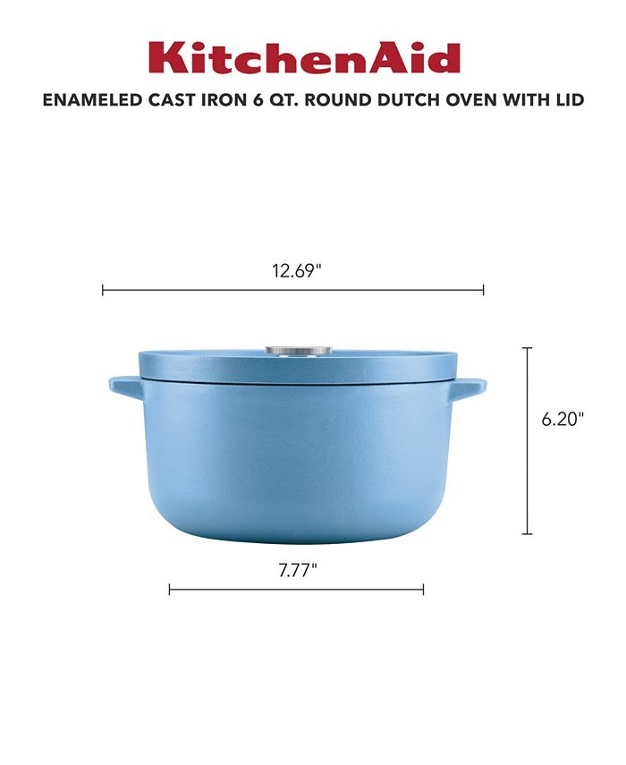 KitchenAid Enameled Cast Iron 6Quart Dutch Oven Macy's