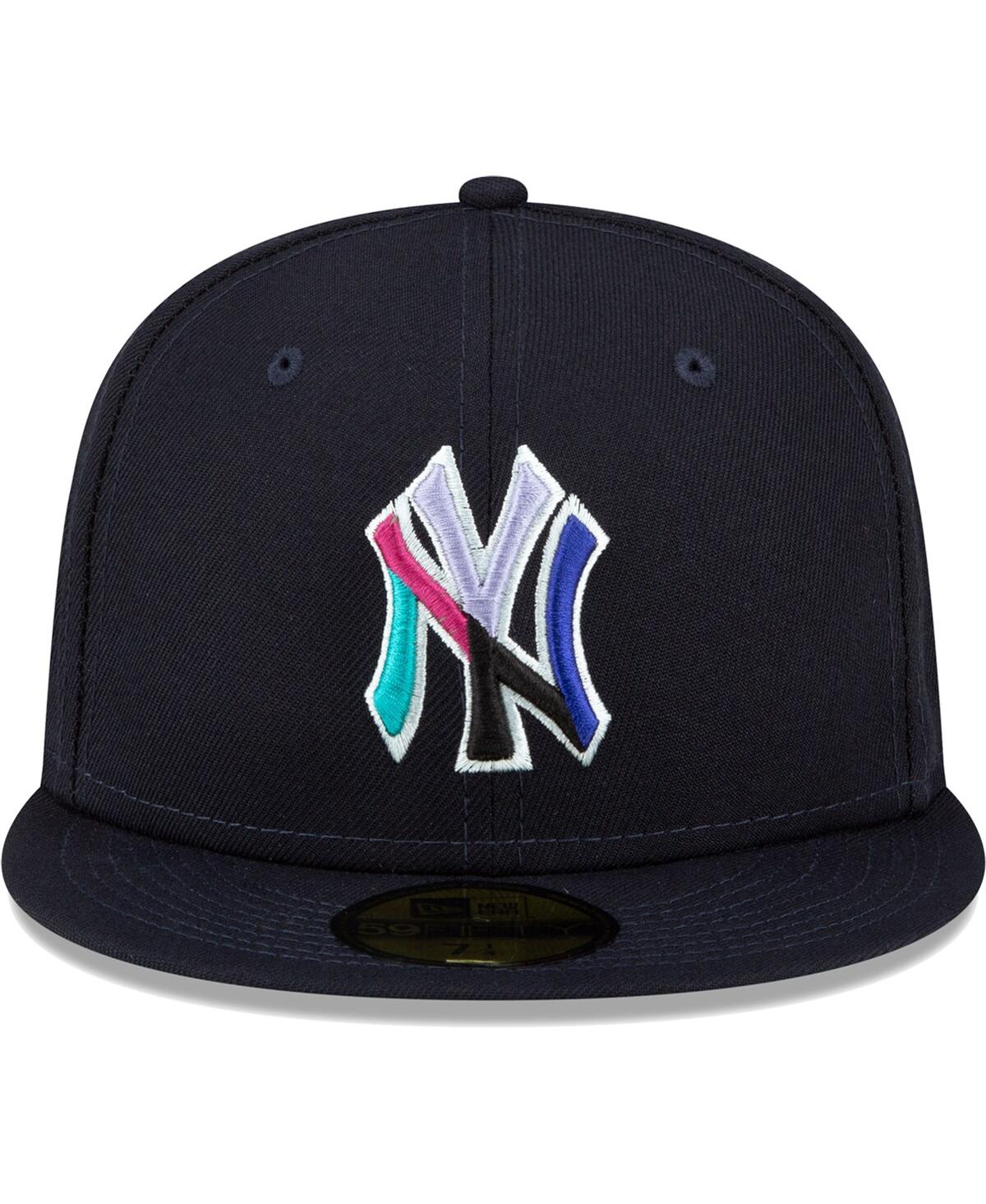 Men's New Era Navy New York Yankees 1996 World Series Polar Lights 59Fifty Fitted Hat