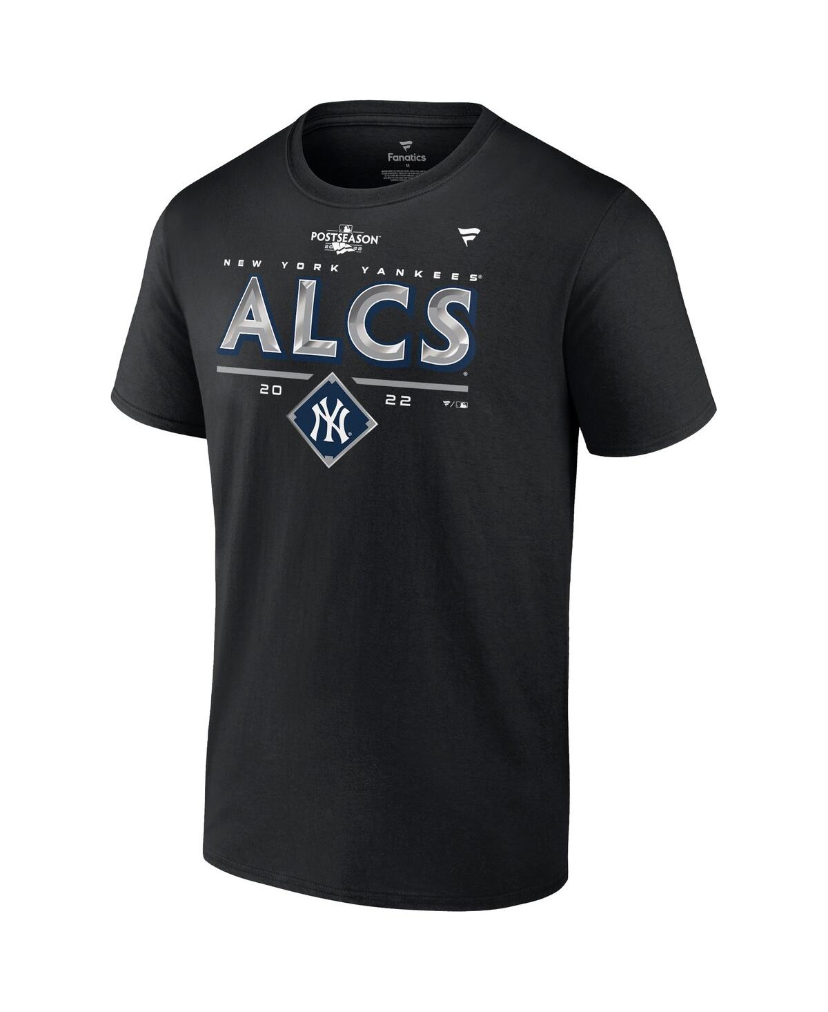 Fanatics Branded Black New York Yankees 2022 Division Series Winner Locker Room Big & Tall T-shirt In Black