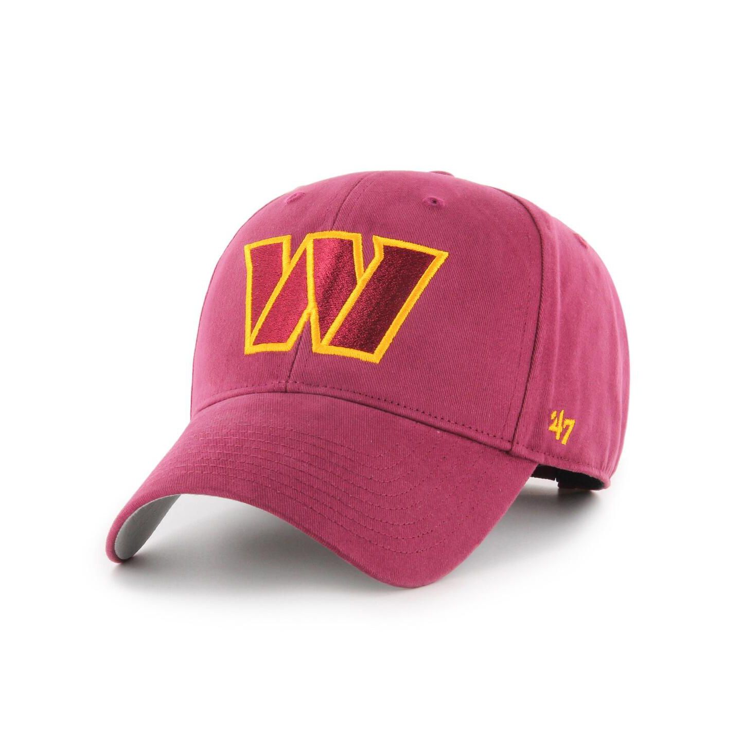 Кепка '47 Brand Burgundy Washington Commanders Legacy Basic MVP Adjustable Hat для мальчиков — фото 1