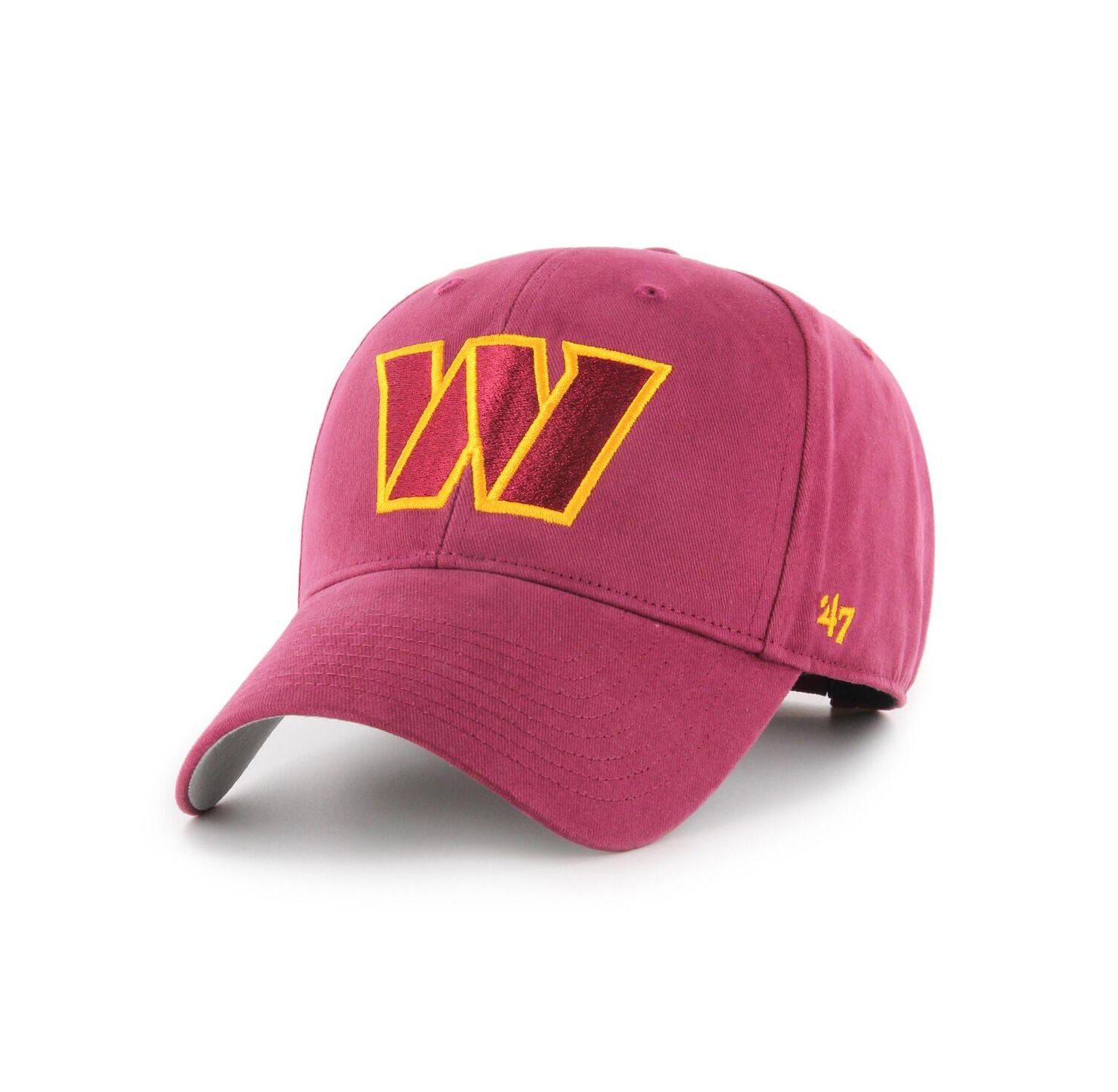 Big Boys Burgundy Washington Commanders Legacy Basic MVP Adjustable Hat