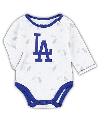 Outerstuff Newborn and Infant Boys and Girls Royal, White Los Angeles  Dodgers Dream Team Bodysuit Hat and Footed Pants Set - Macy's