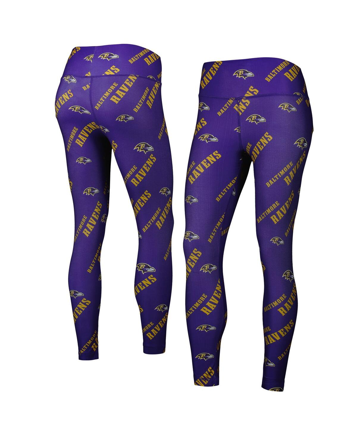 Shop Concepts Sport Women's  Purple Baltimore Ravens Breakthrough Allover Print Leggings