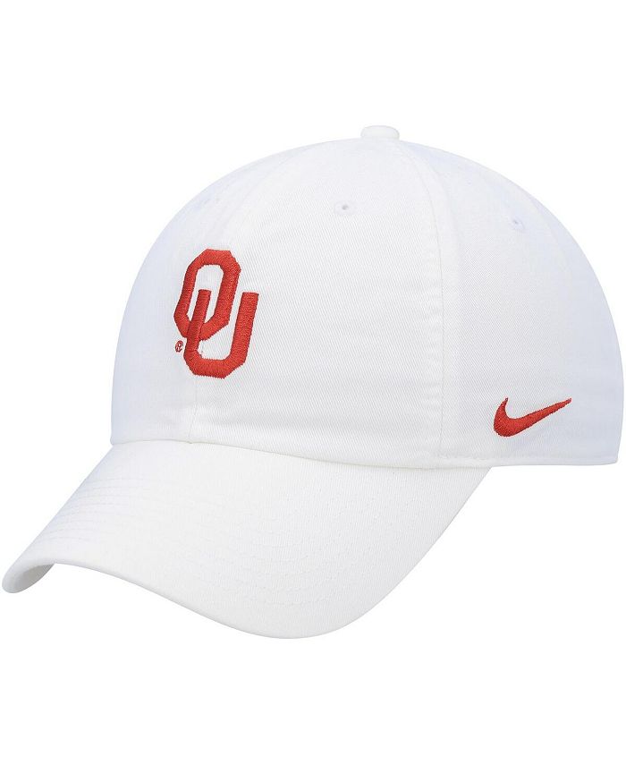 Nike Men's White Oklahoma Sooners Heritage86 Logo Adjustable Hat - Macy's