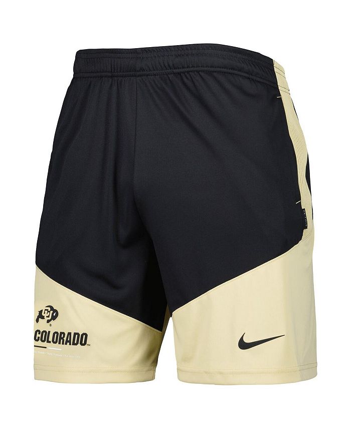 mens black and gold nike shorts
