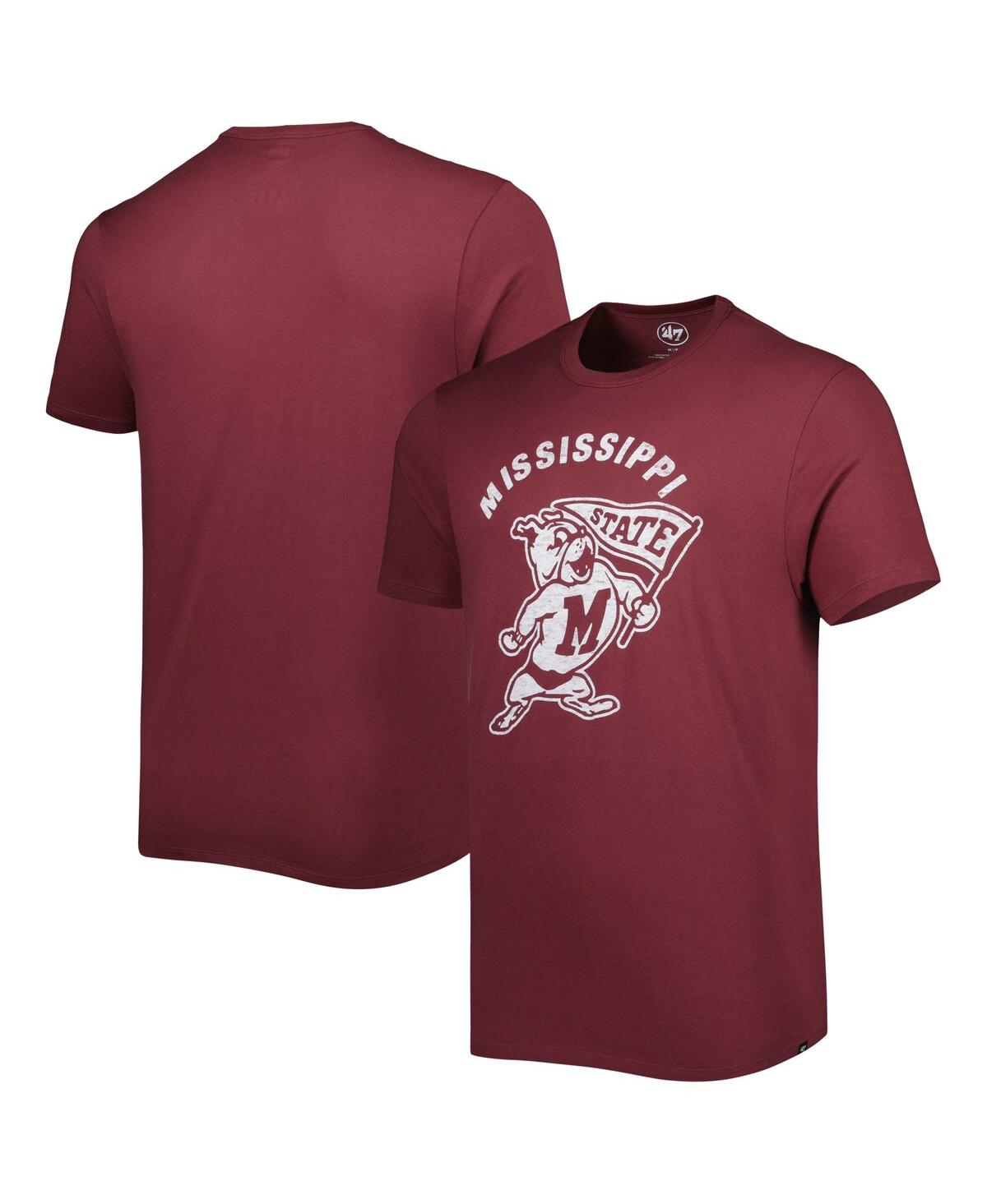 47 Brand Men's ' Maroon Mississippi State Bulldogs Premier Franklin T-shirt