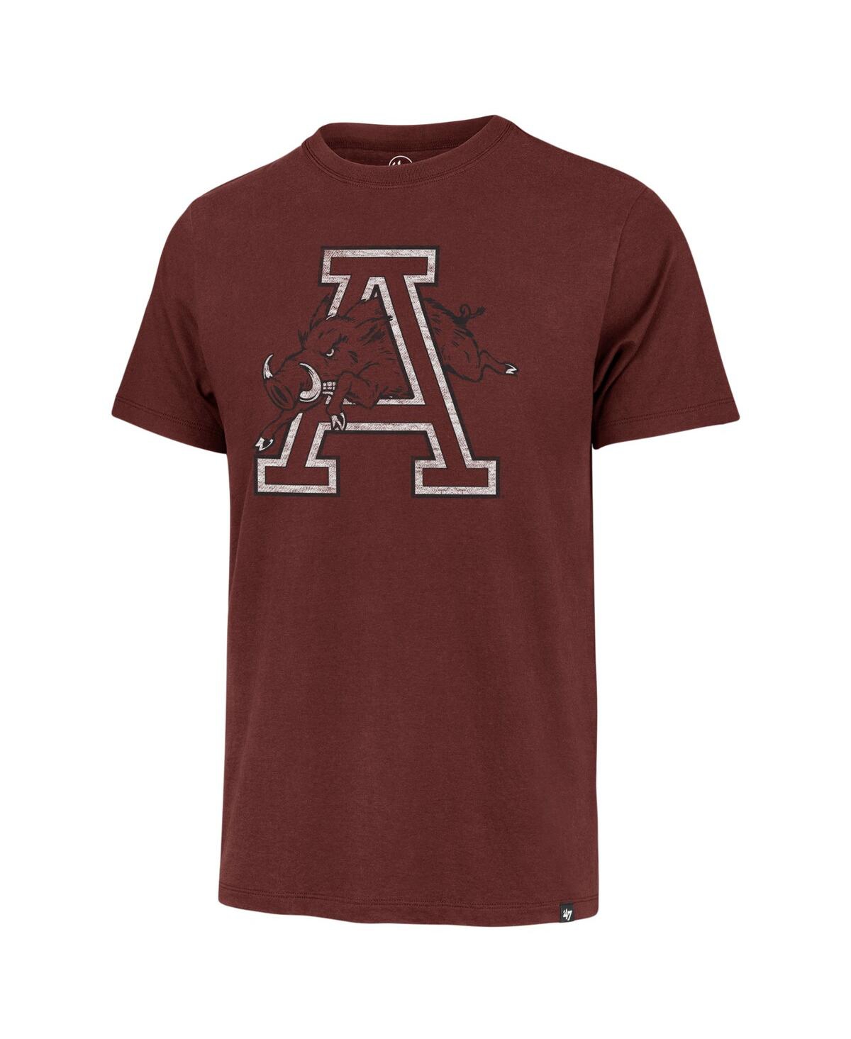 Shop 47 Brand Men's ' Cardinal Arkansas Razorbacks Premier Franklin T-shirt