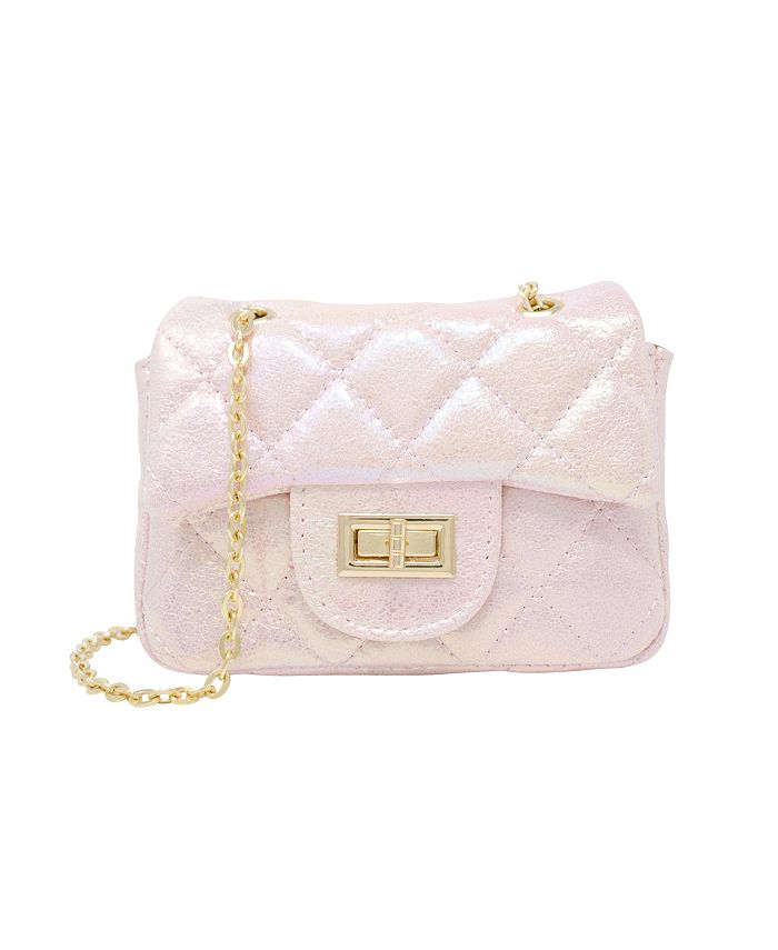Tiny Treats Pearl Classic Shiny Quilted Mini Handbag for Girls - Macy's