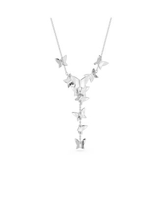 Crystal Butterfly Lilia Y Necklace