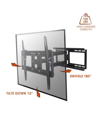 Full Motion 26-55" Wall Mount with Bubble Level